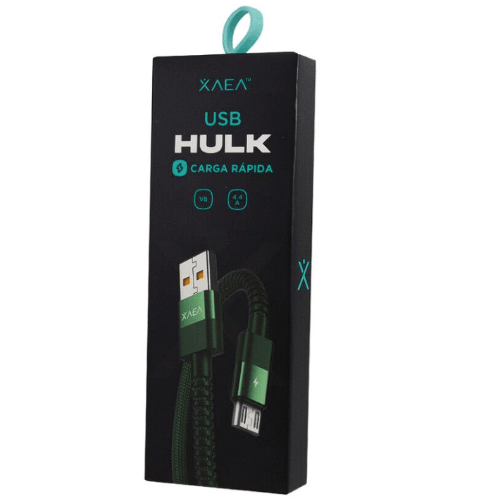 CABLE TIPO V8 CARGA RAPIDA 4.4A