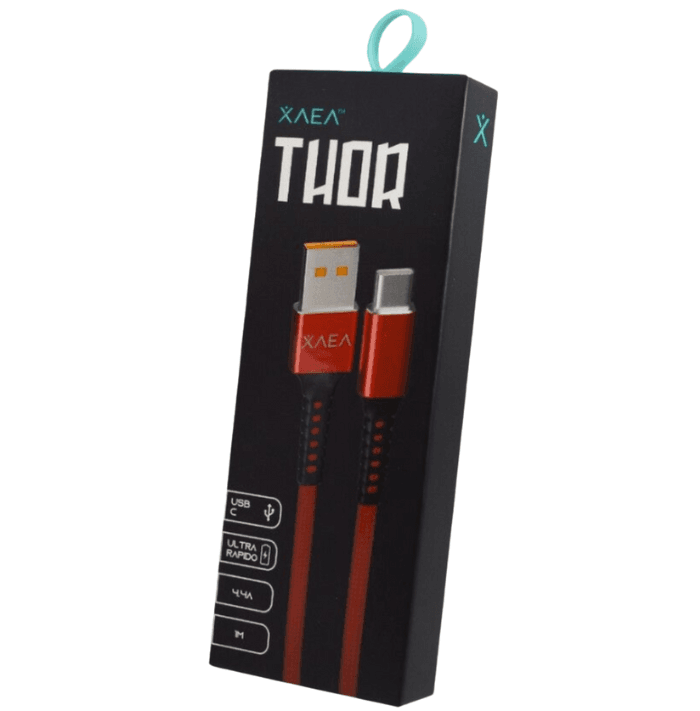 CABLE USB TIPO C – XAEA – ROJO - THOR