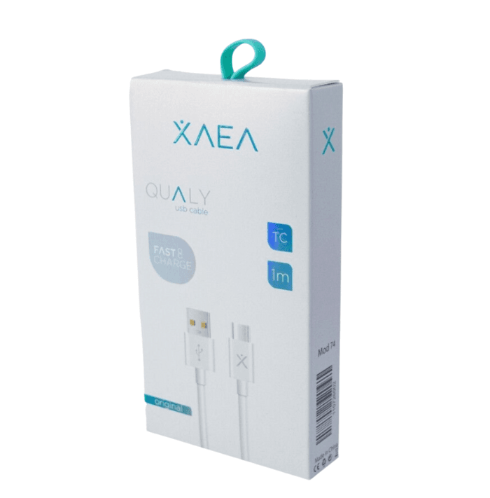 CABLE USB 4.4 AMP – XAEA – TIPO C – 1 MTS - QUALY