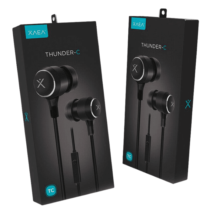 AURICULAR MANOS LIBRES – THUNDER-C – XAEA - NEGRO - TIPO C