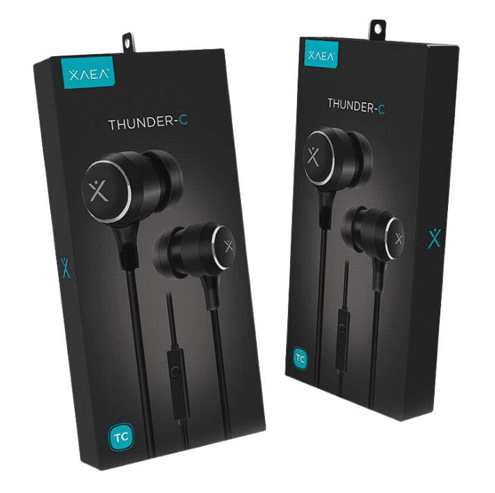AURICULAR MANOS LIBRES – THUNDER-C – XAEA - NEGRO - TIPO C