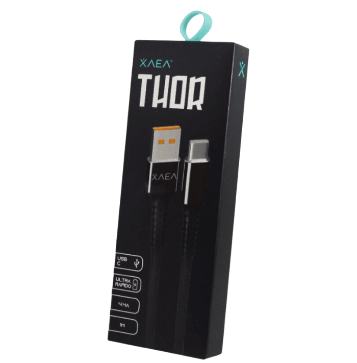 CABLE USB TIPO C – XAEA – NEGRO - THOR