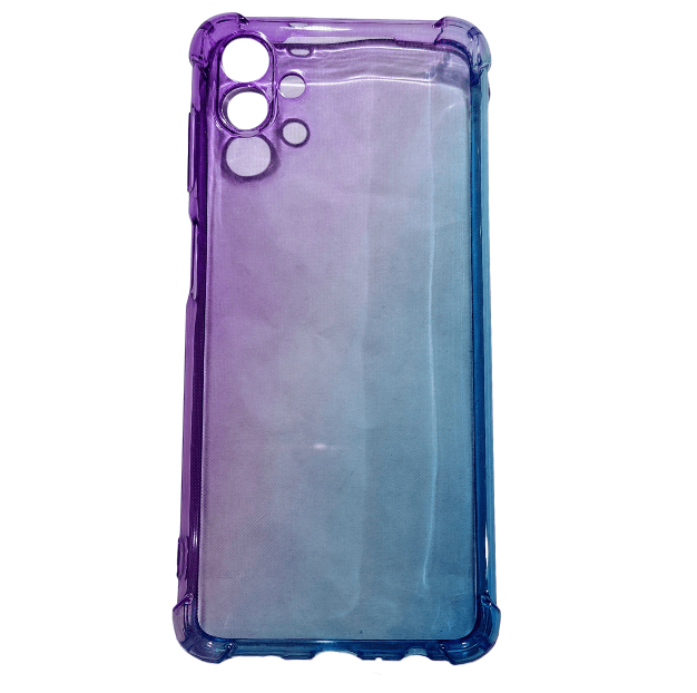FUNDA SAM A14 - PROTECTOR - TRANSPARENCIA MORADO CELESTE