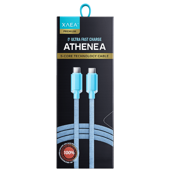 CABLE TIPO C A TIPO C ATHENEA ULTRA CARGA RAPIDA PREMIUM