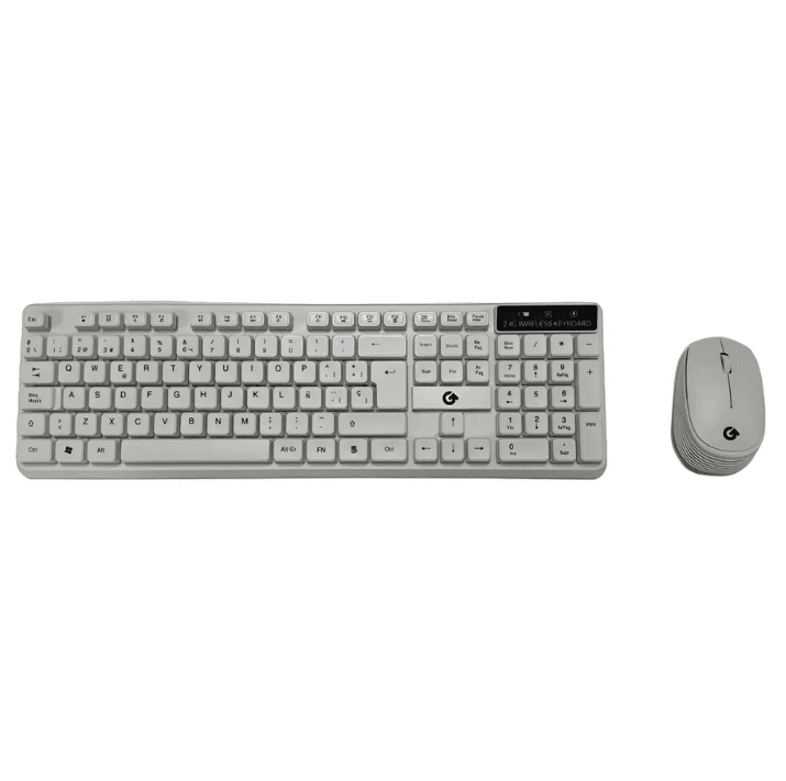 Teclado + Mouse Inalambrico Bluetooth Blanco FIREBOX