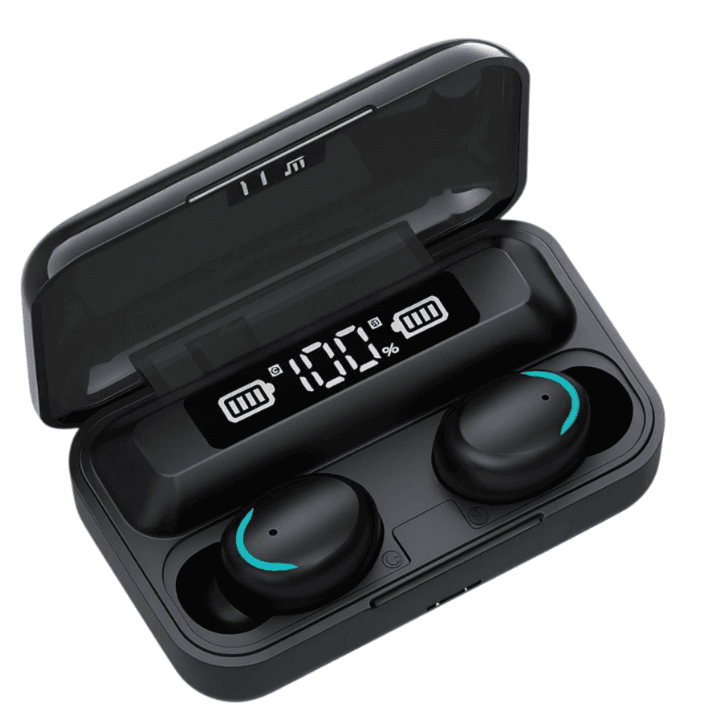 Auriculares Inalámbricos Tws F9-5 Plus Negro