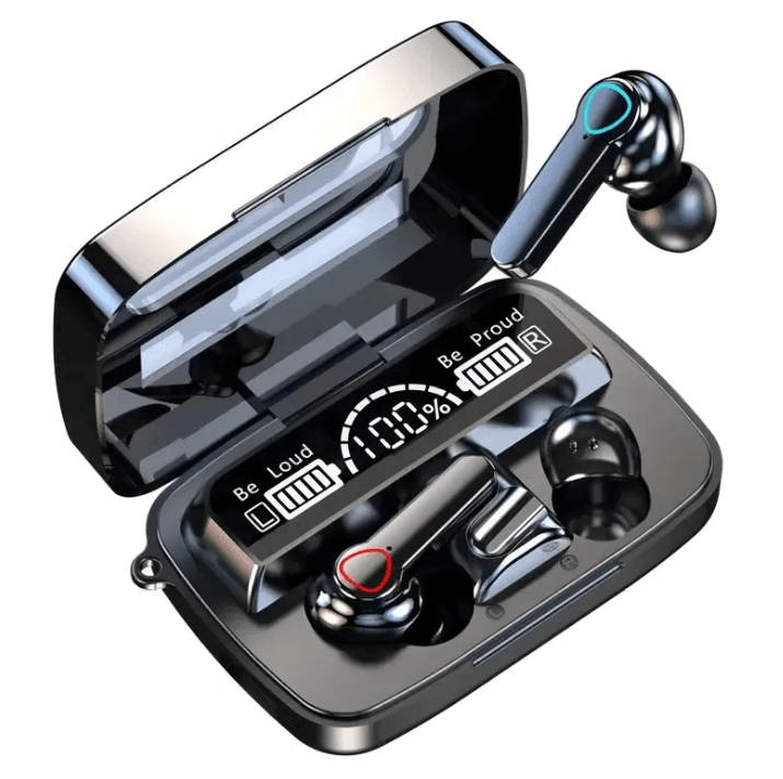Auriculares Inalámbricos In-ear Bluetooth 5.3 Fan Pro F11 Pro Negro IPX4 LED