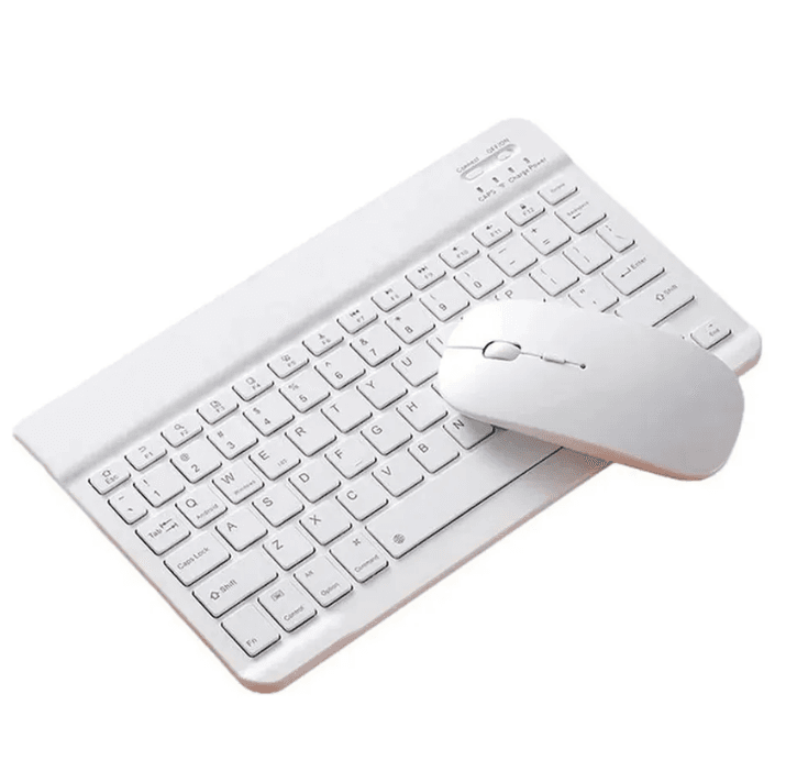 Kit Teclado + Mouse Inalambrico Blanco Yelandar