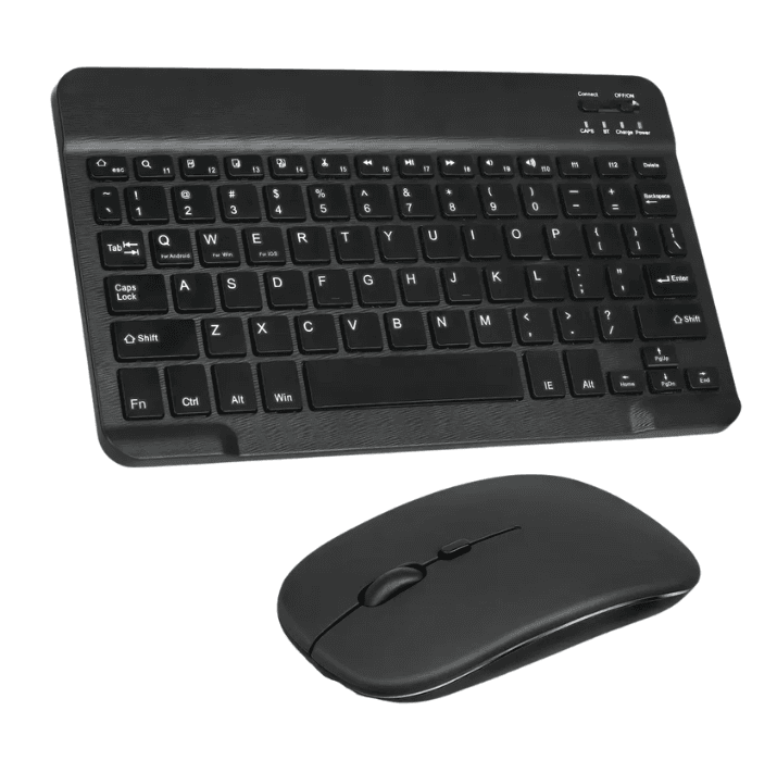 Kit Teclado + Mouse Inalambrico Negro Yelandar