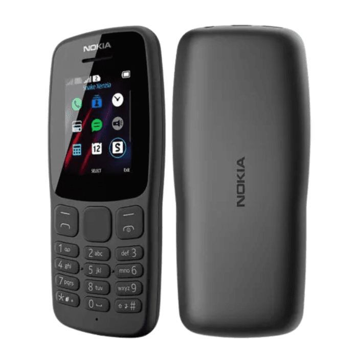 Nokia 106 con Teclas Nuevo Negro